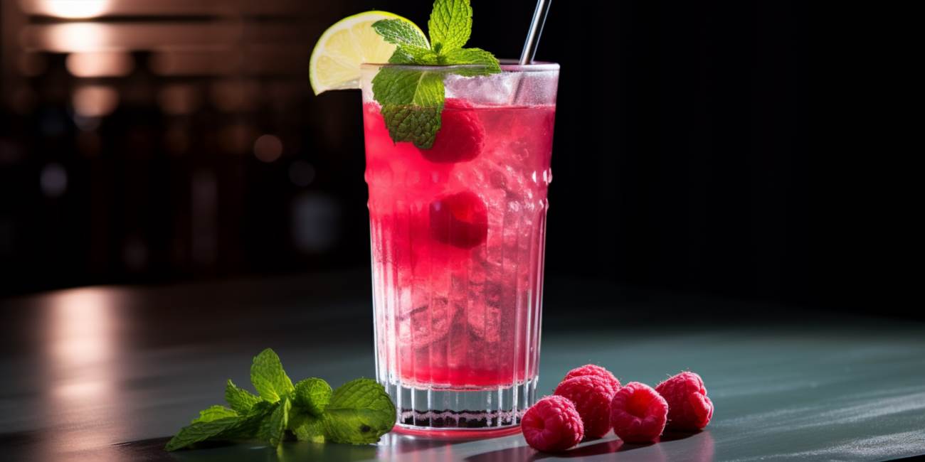 Koktajl malinowy: świeży i owocowy napój