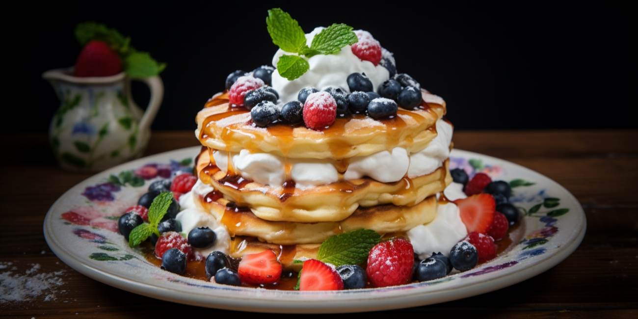 Puszyste placuszki: doskonały przepis na pancakes z jogurtem naturalnym